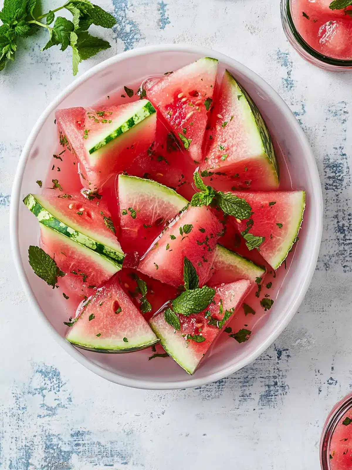 Mojito Watermelon Salad: Refreshing Summer Bliss Without Sugar 4 Mojito Watermelon