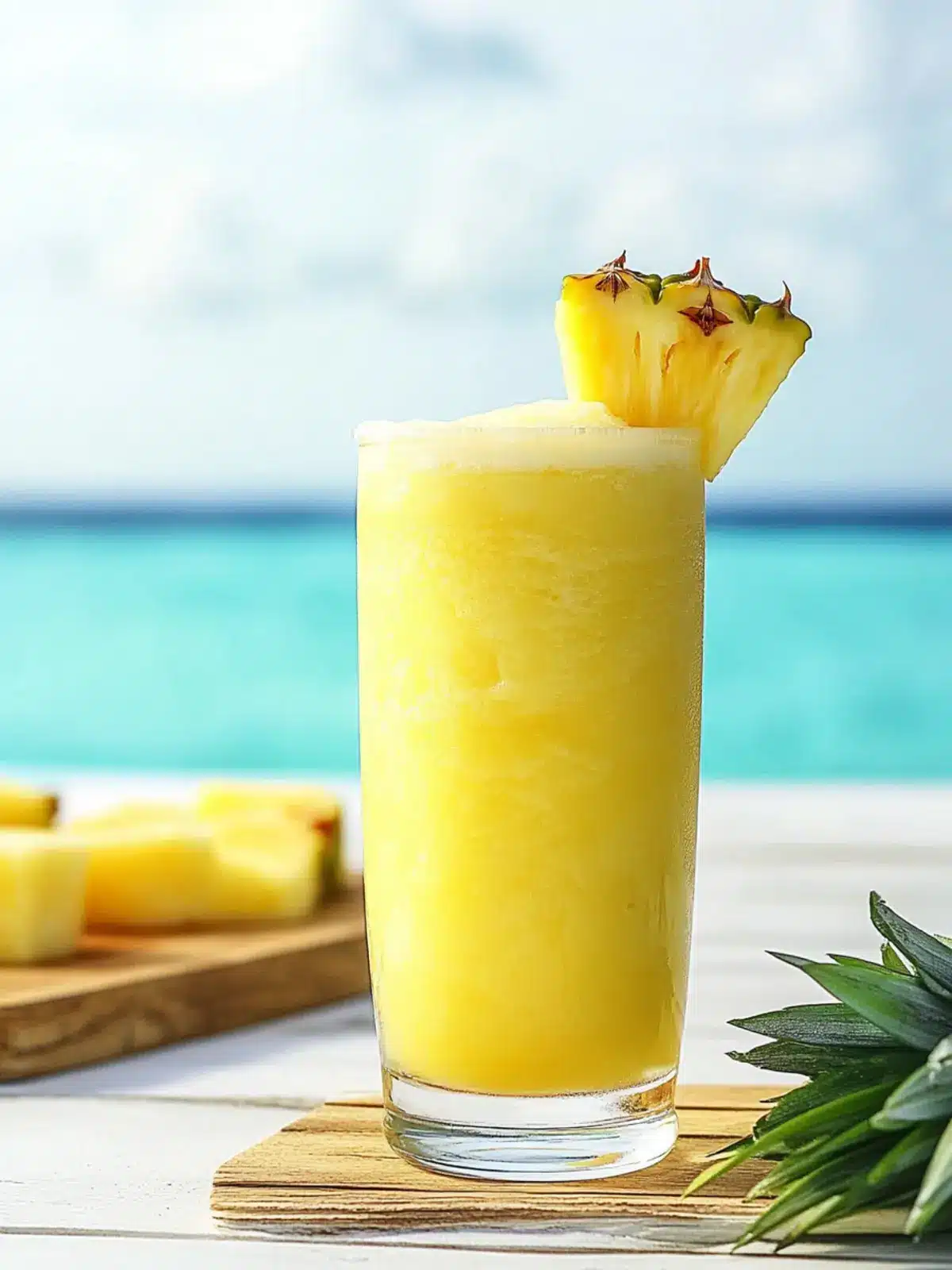 Refreshing Pineapple Rum Slush to Beat the Heat 5 Pineapple Rum Slush