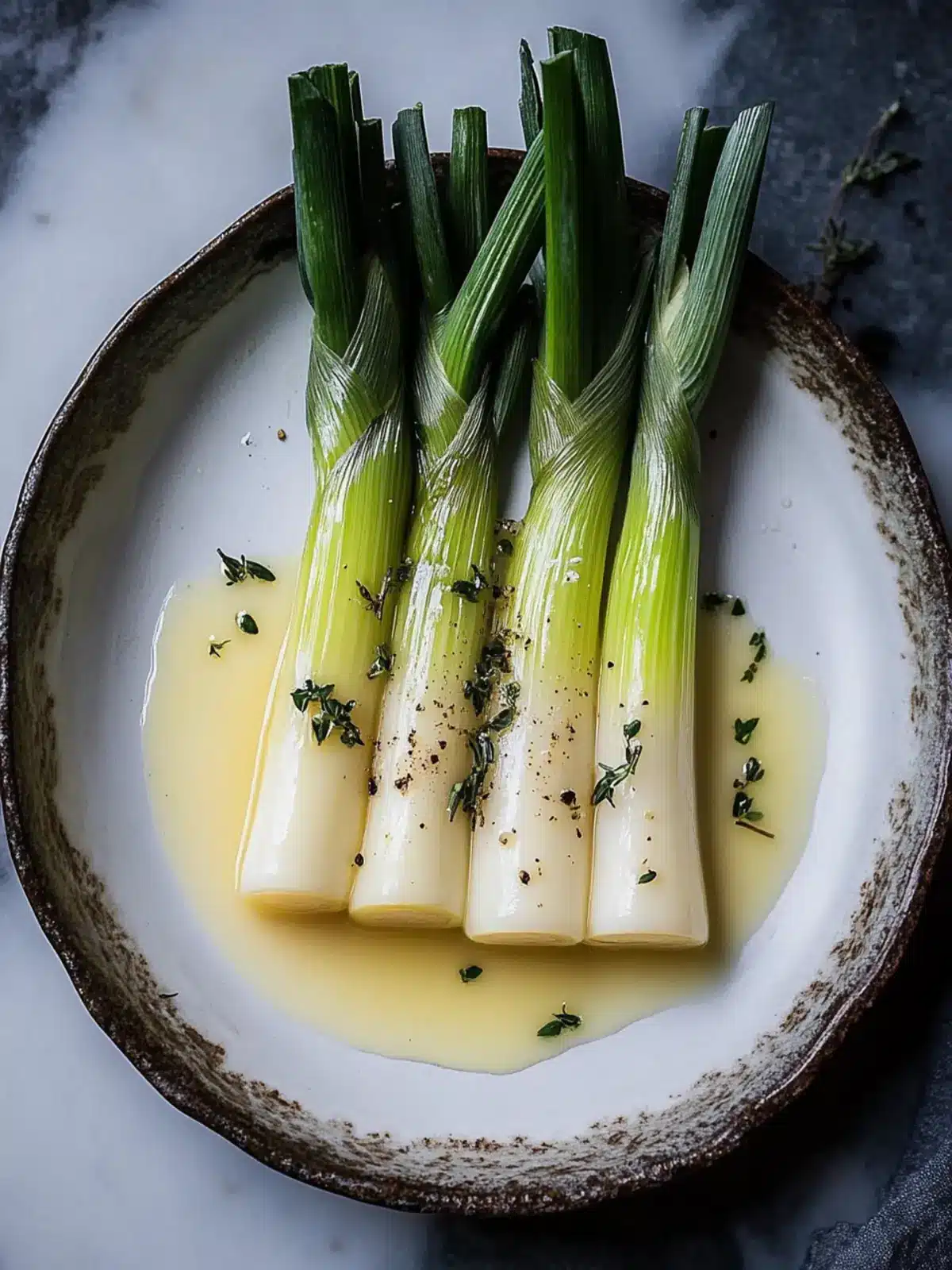 Braised Leeks with Beurre Blanc: A Gourmet Home Treat 4 Braised Leeks with Beurre Blanc