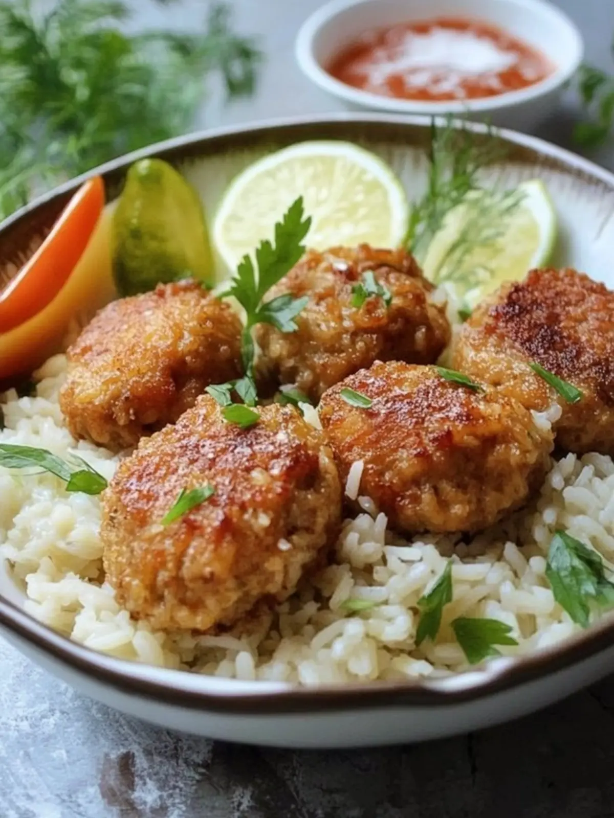 Savory Rice Meatballs: A Taste of Turkish Comfort Food 4 RICE MEATBALL