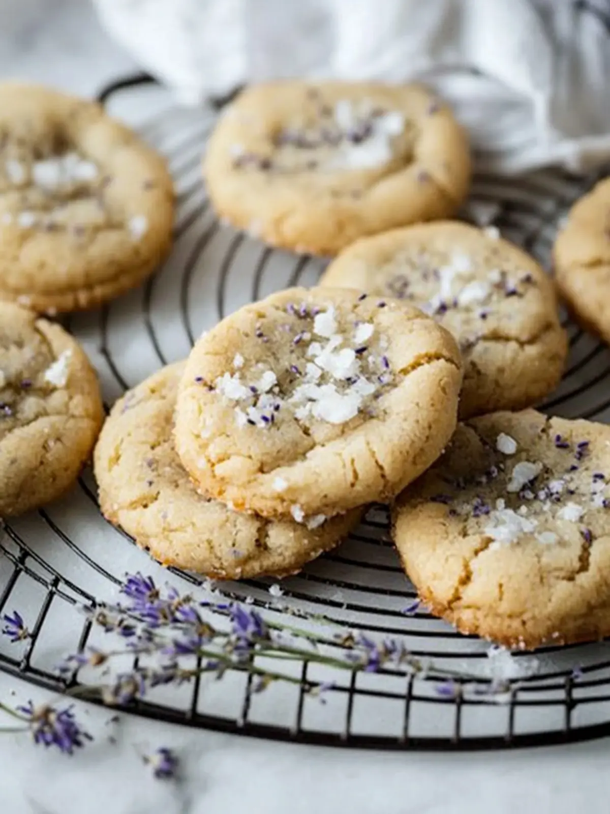 Savor Chewy Salted White Chocolate Lavender Cookies Today 5 Salted White Chocolate Lavender Cookies