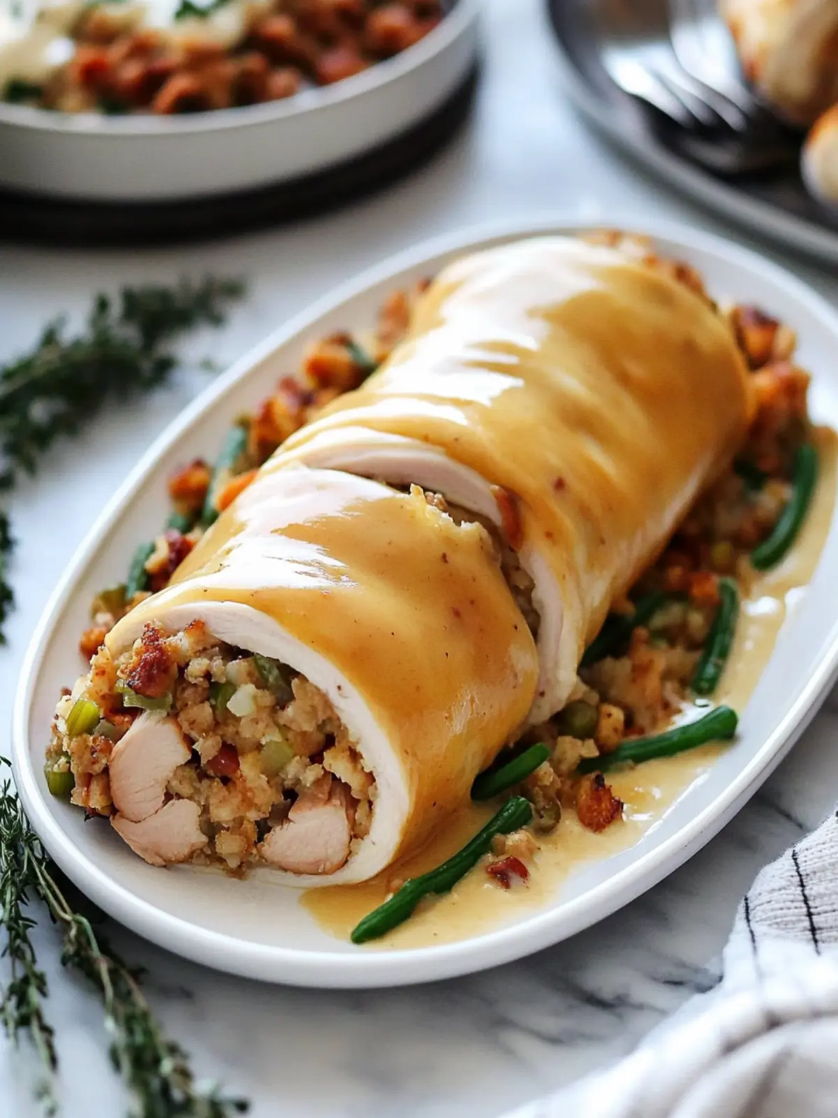 Savory Turkey & Stuffing Roll Ups for Cozy Comfort Food 2 Turkey & Stuffing Roll Ups