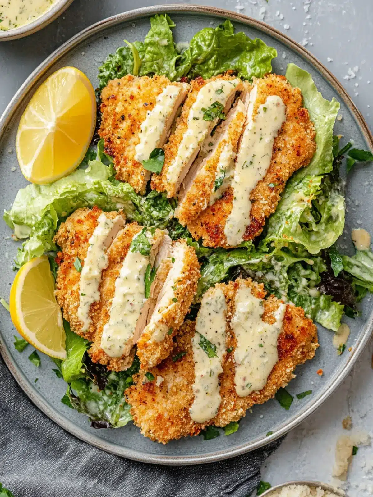 Crispy Air Fryer Chicken Caesar Cutlets for Quick Dinners 4 Air Fryer Chicken Caesar Cutlets