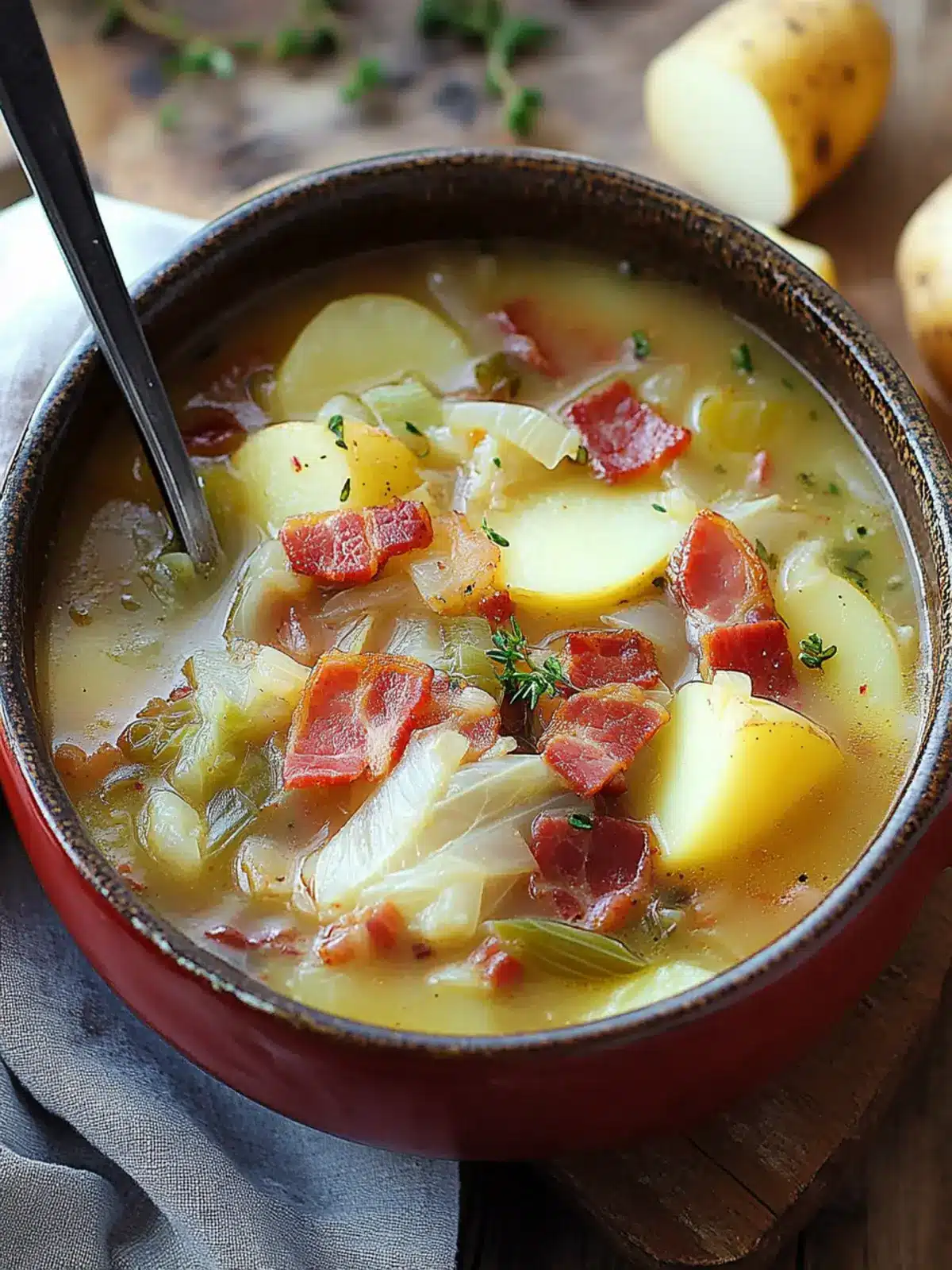 Comforting Irish Bacon, Cabbage, and Potato Soup Recipe 5 Irish Bacon, Cabbage, and Potato Soup
