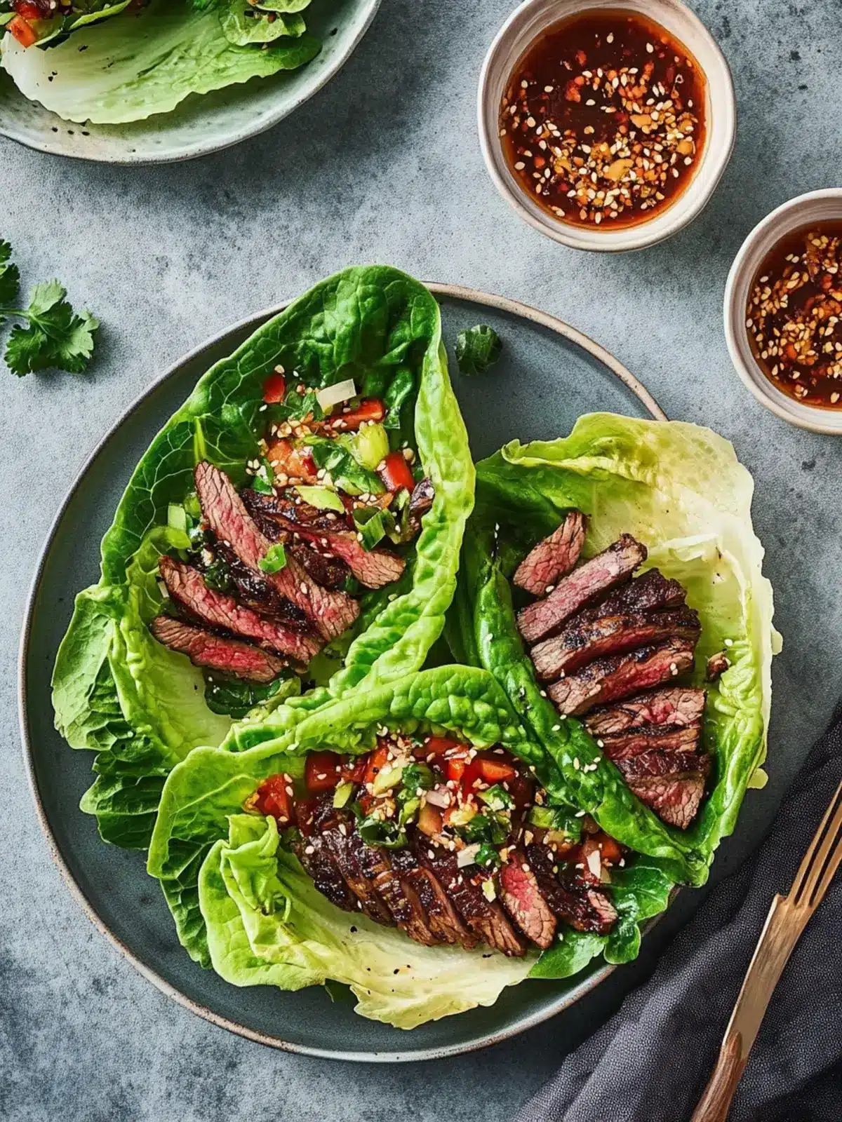 Savor Grilled Steak Lettuce Wraps for a Quick Healthy Dinner 3 Grilled Steak Lettuce Wraps