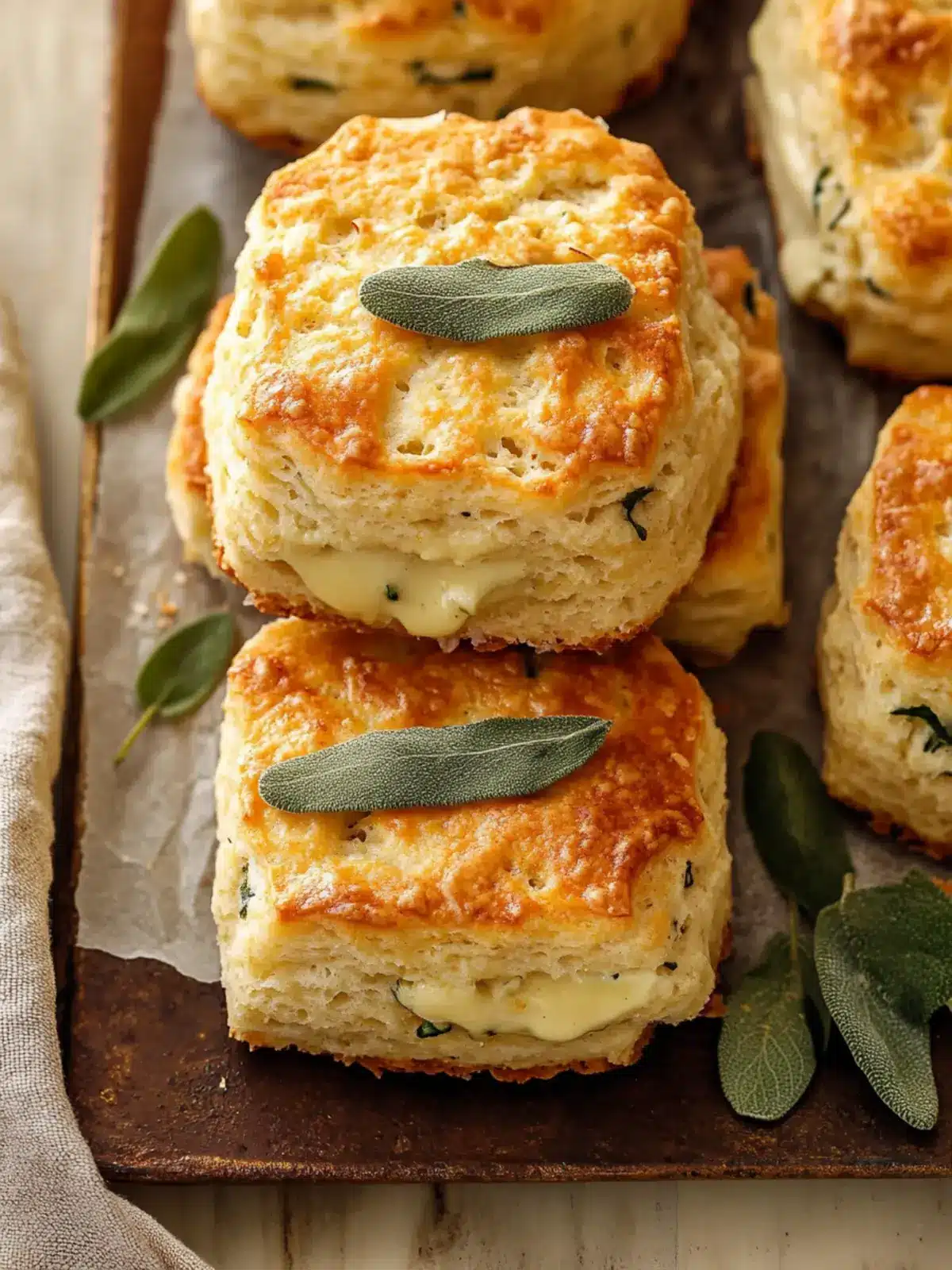 Savor the Flavors: Homemade Sage & Gruyere Biscuits 3 Sage & Gruyere Biscuits