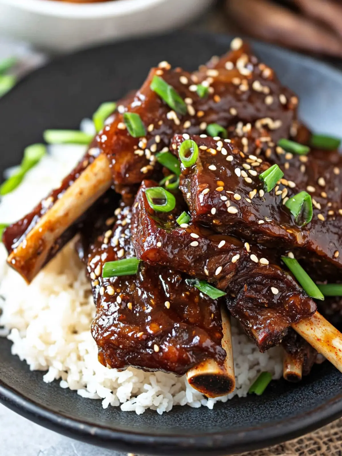 Melt-in-Your-Mouth Slow Cooker Korean Beef Short Ribs 2 Slow Cooker Korean Beef Short Ribs