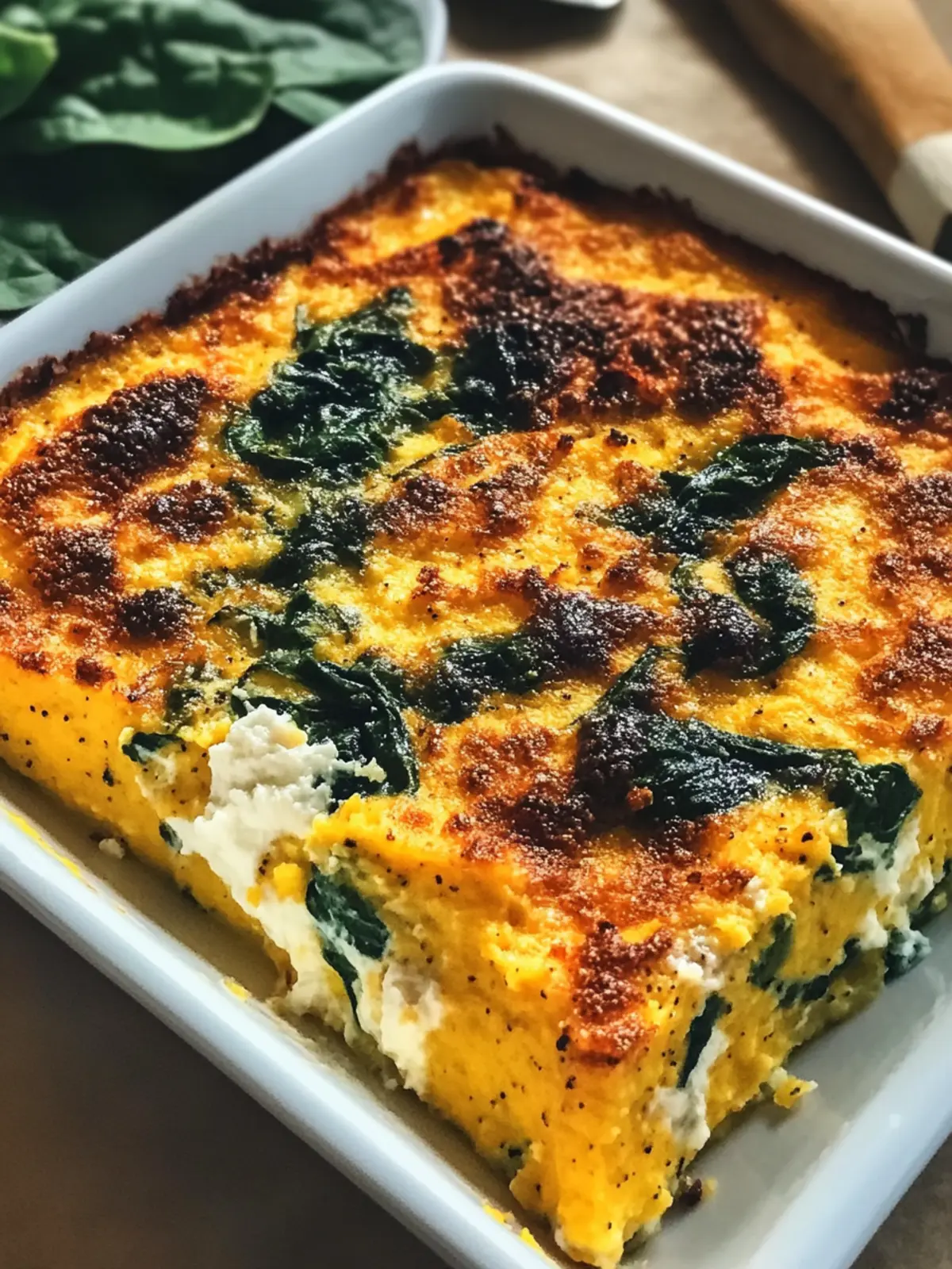 Delicious Pumpkin Spinach Polenta Casserole for Cozy Nights 3 Pumpkin Spinach Polenta Casserole