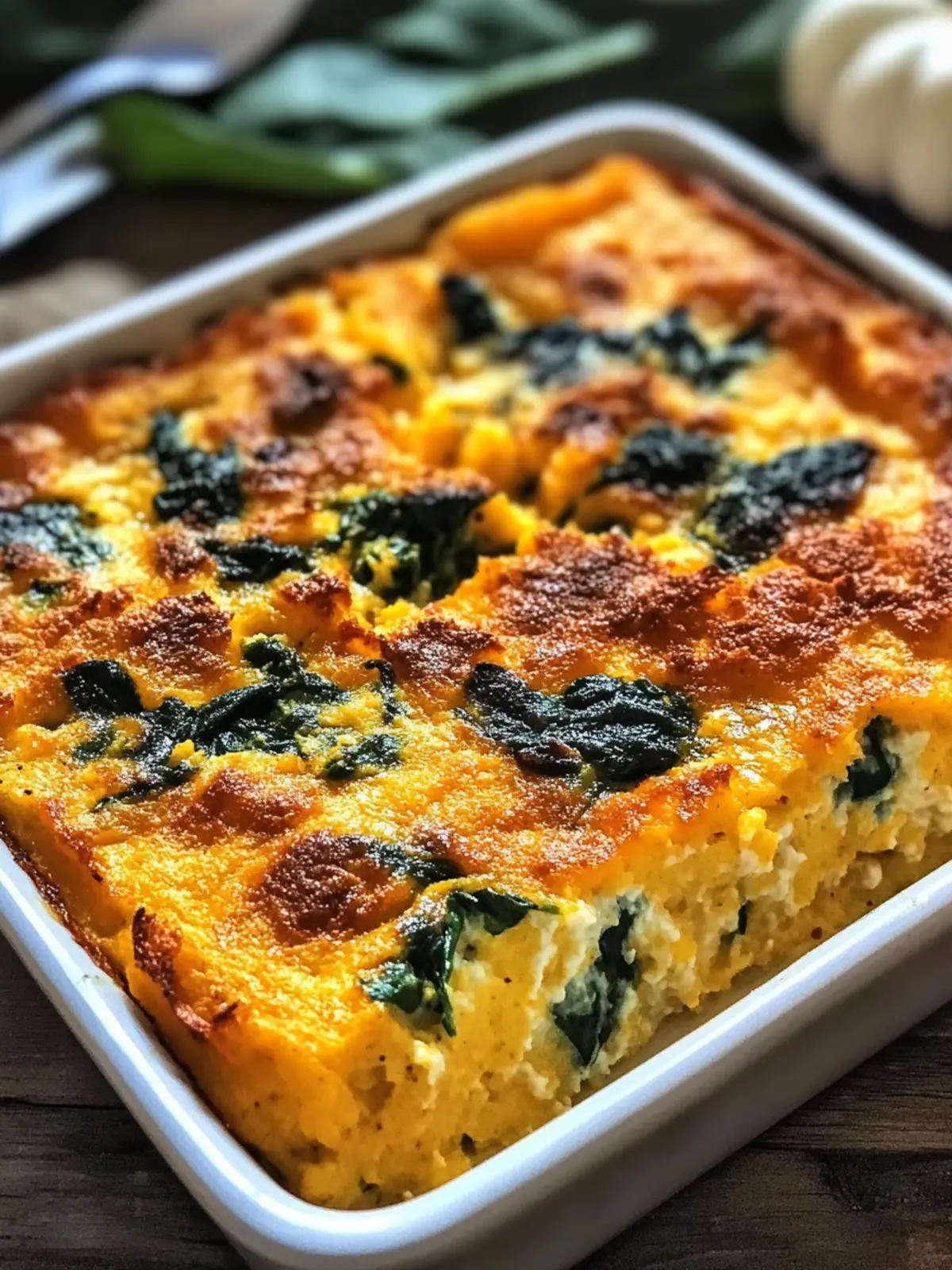 Delicious Pumpkin Spinach Polenta Casserole for Cozy Nights 2 Pumpkin Spinach Polenta Casserole