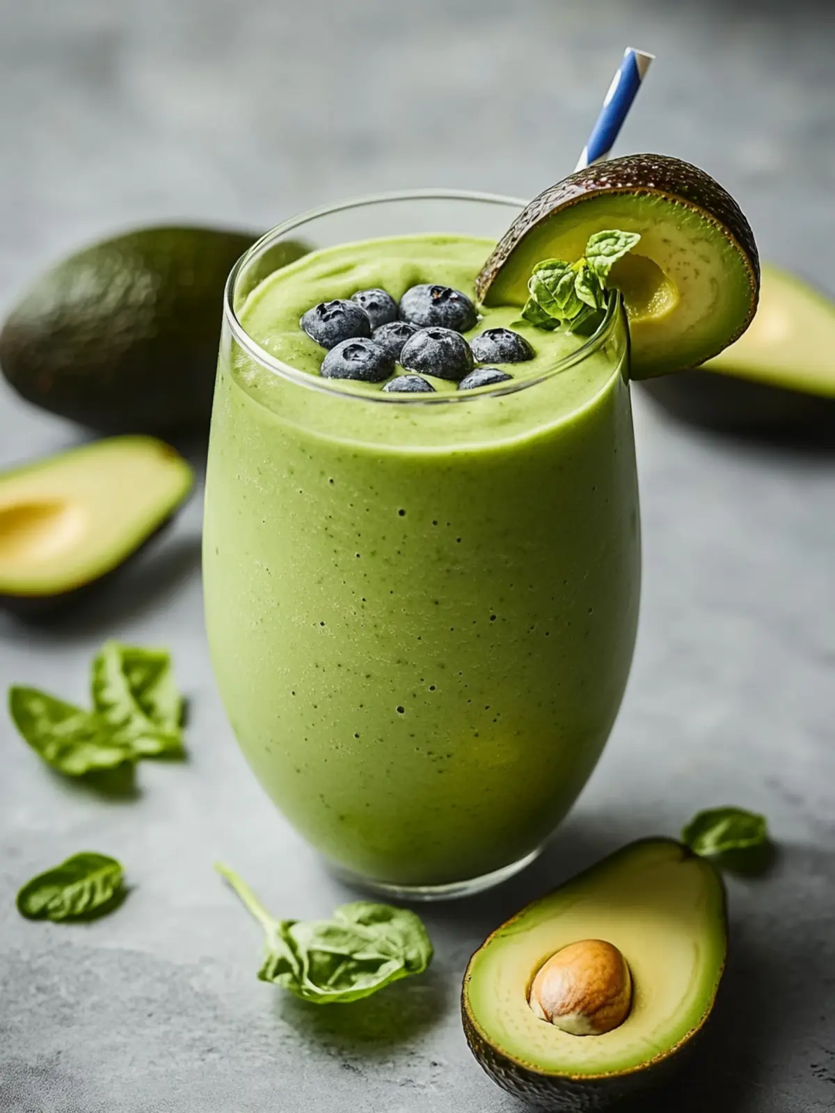 Creamy Avocado Smoothie for a Nutritious Energy Boost 2 Avocado Smoothie