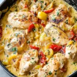 Delicious Creamy Pepperoncini Chicken Skillet in 30 Minutes 8 Creamy Pepperoncini Chicken Skillet