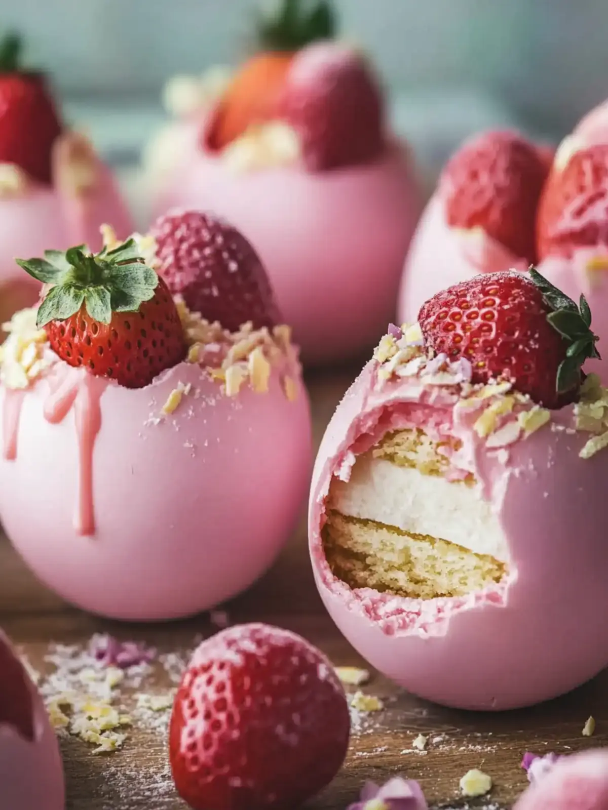 Delicious Strawberry Shortcake Easter Egg Bombs You’ll Love 2 Strawberry Shortcake Easter Egg Bombs