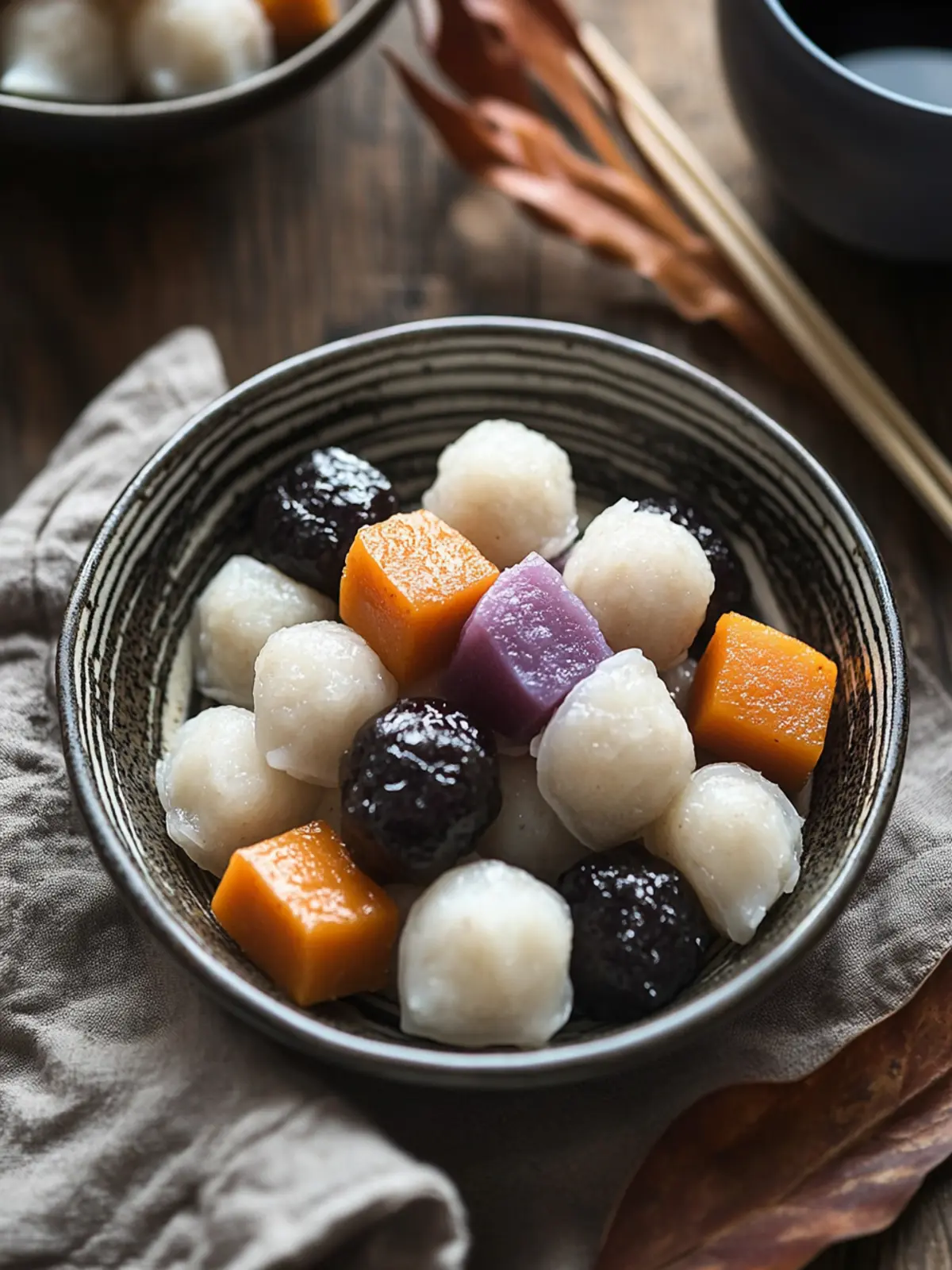 Irresistible Taro Balls and Sweet Potato Balls You’ll Love 2 Taro Balls and Sweet Potato balls