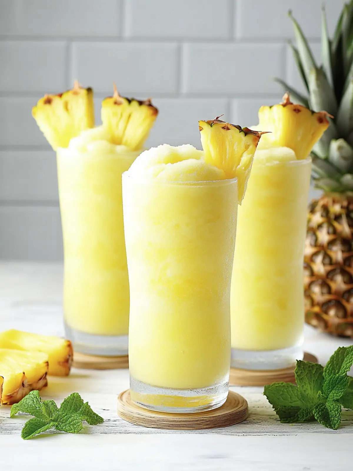 Refreshing Pineapple Rum Slush to Beat the Heat 2 Pineapple Rum Slush