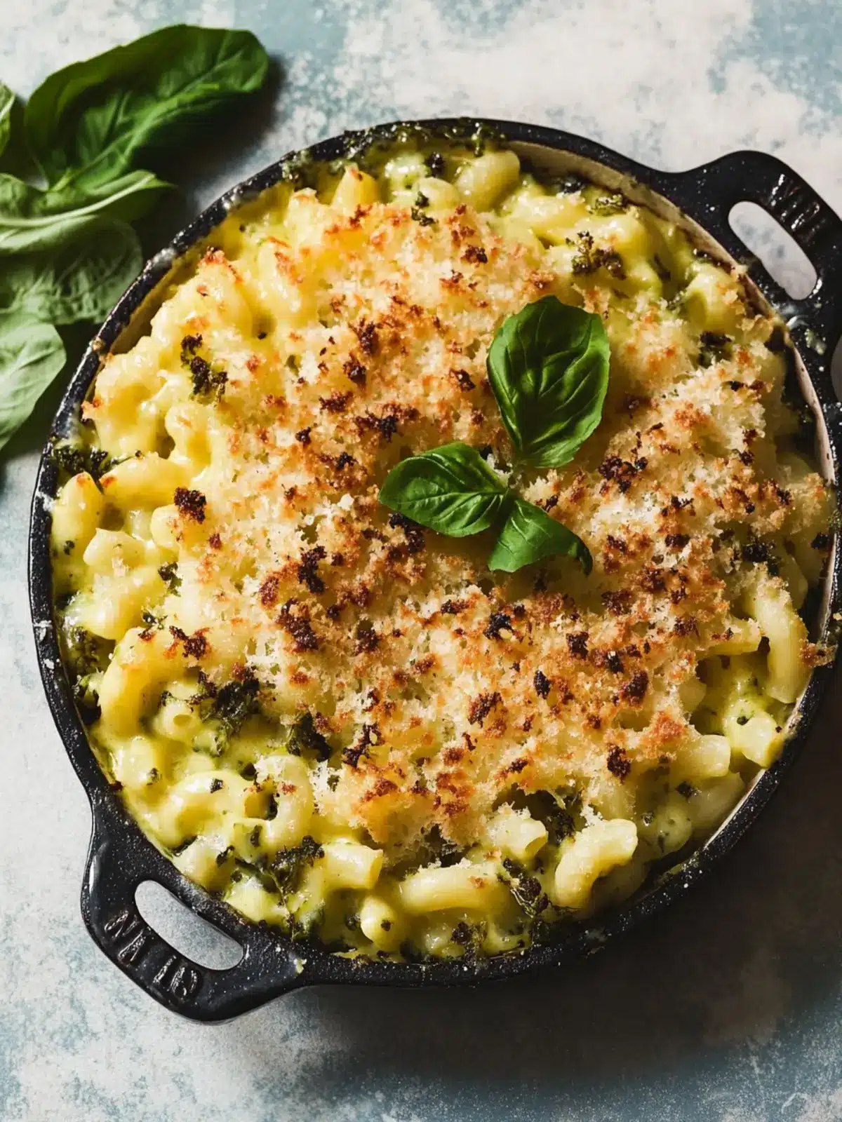 Wild Garlic Macaroni Cheese: A Fresh Twist on Comfort Food 3 Wild garlic macaroni cheese