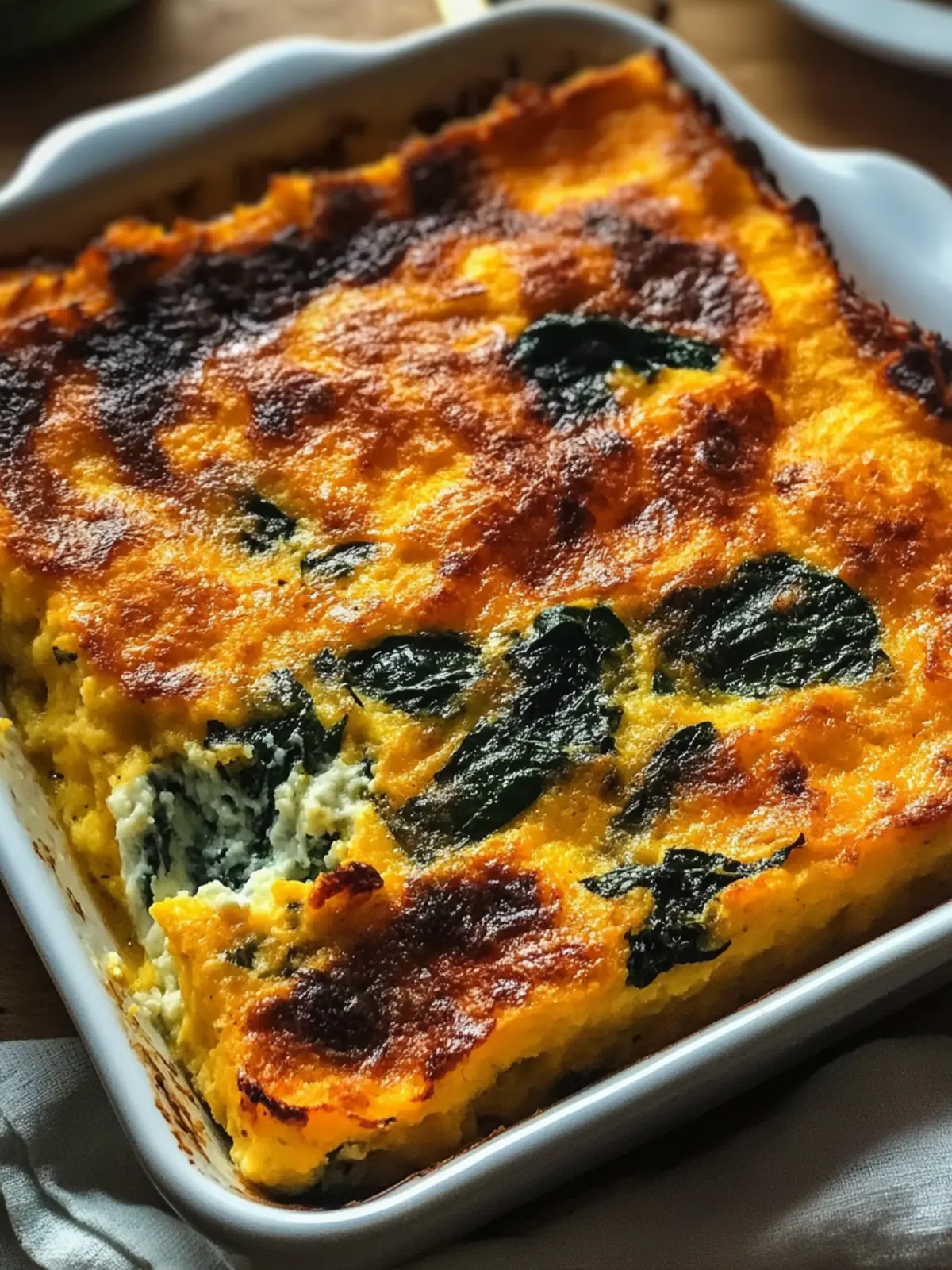 Delicious Pumpkin Spinach Polenta Casserole for Cozy Nights 5 Pumpkin Spinach Polenta Casserole