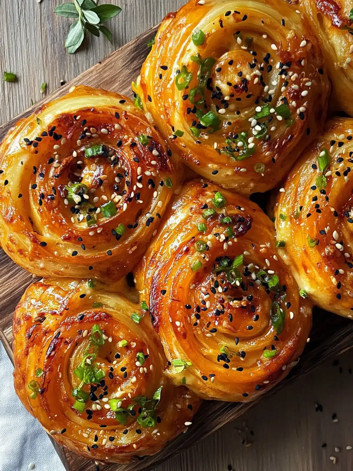 Cheesy Gochujang & Spring Onion Swirls that Wow Every Bite 3 Cheesy Gochujang & Spring Onion Swirls
