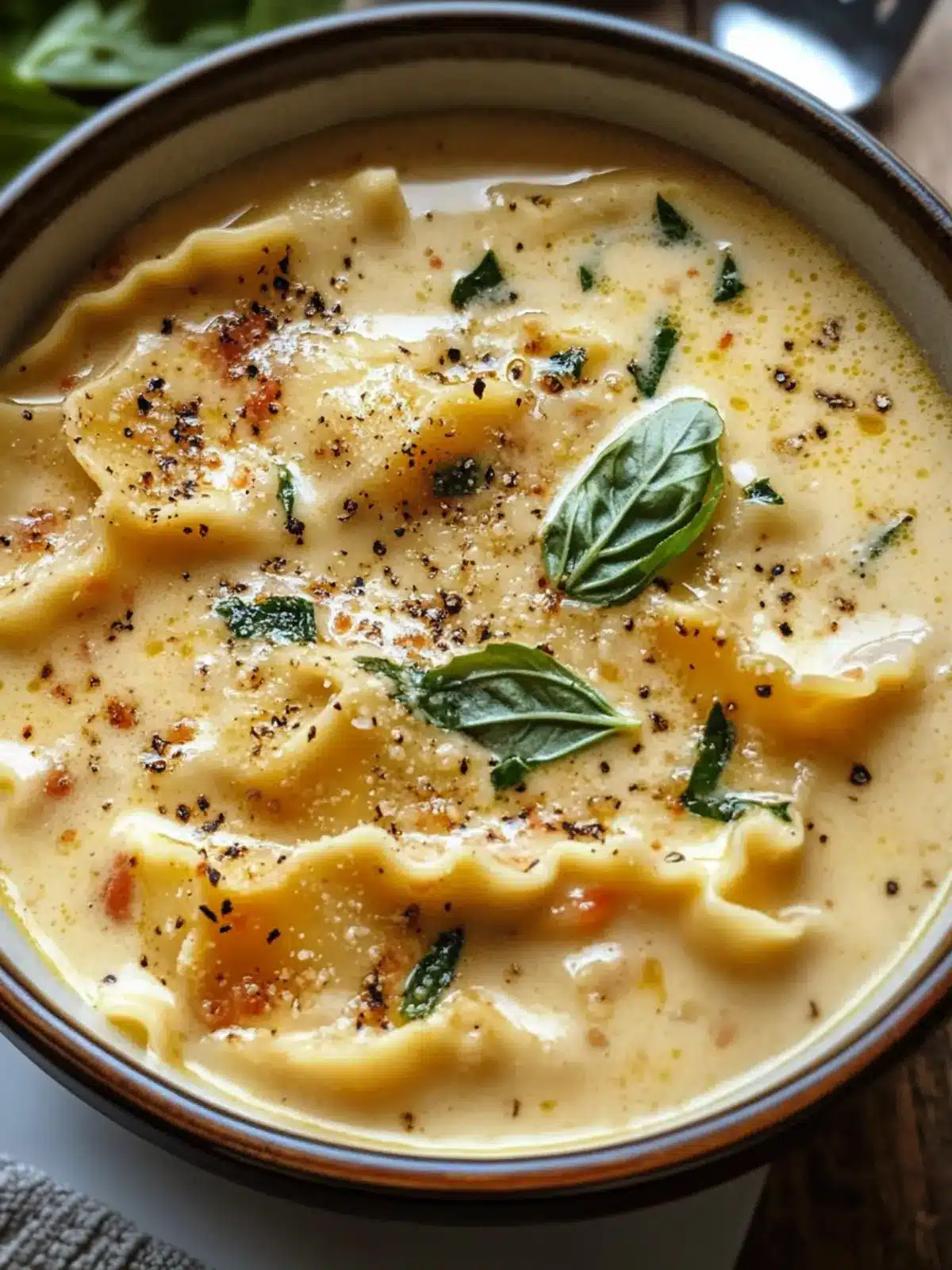 Creamy Alfredo Lasagna Soup That Will Warm Your Heart 3 Alfredo Lasagna Soup