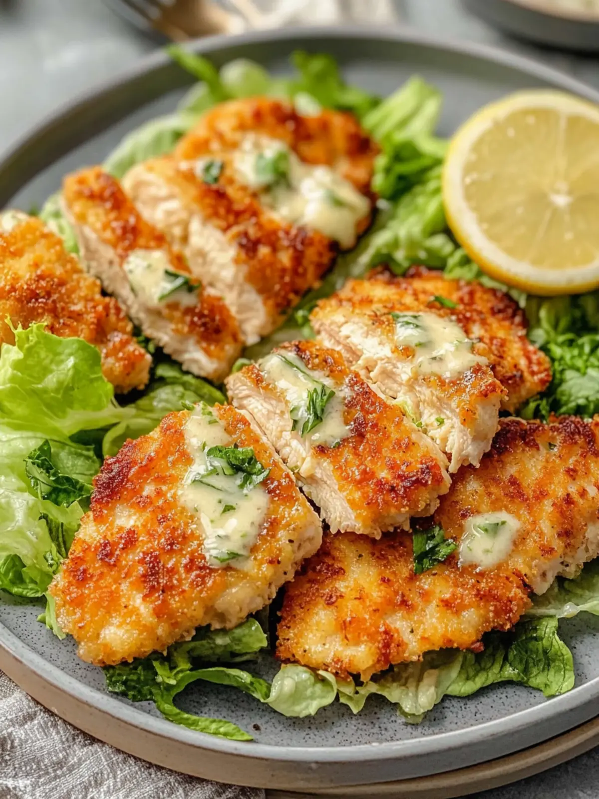 Crispy Air Fryer Chicken Caesar Cutlets for Quick Dinners 2 Air Fryer Chicken Caesar Cutlets