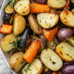 Garlic Herb Roasted Potatoes, Carrots, and Zucchini Bliss 43 Garlic Herb Roasted Potatoes, Carrots, and Zucchini