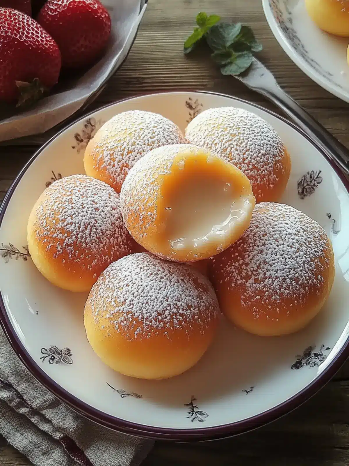 Delicious Italian Custard Bomboloni: A Creamy Delight Awaits 4 Italian Custard Bomboloni