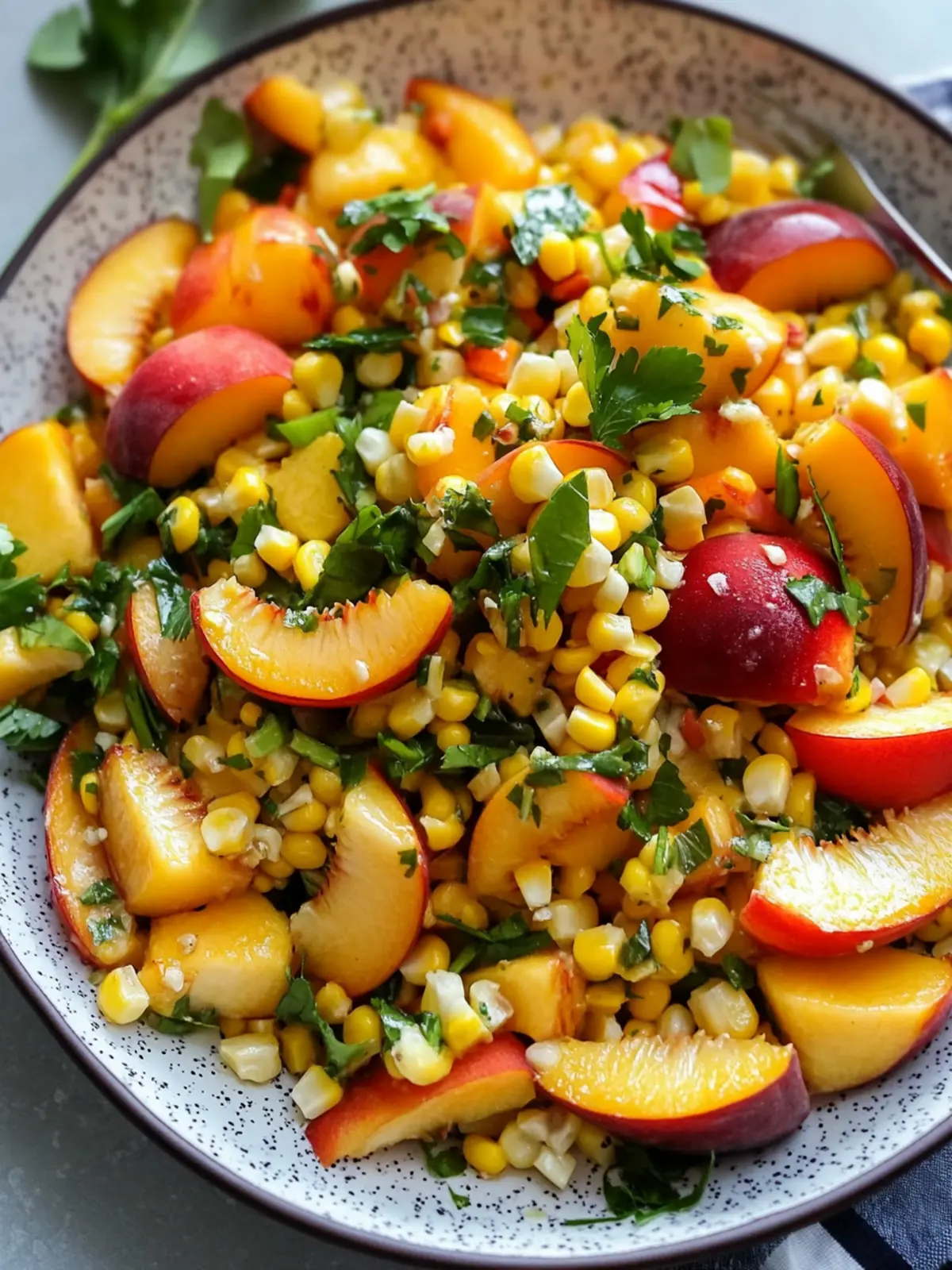 Sweet Corn Salad with Peaches: A Refreshing Summer Delight 5 Sweet Corn Salad with Peaches