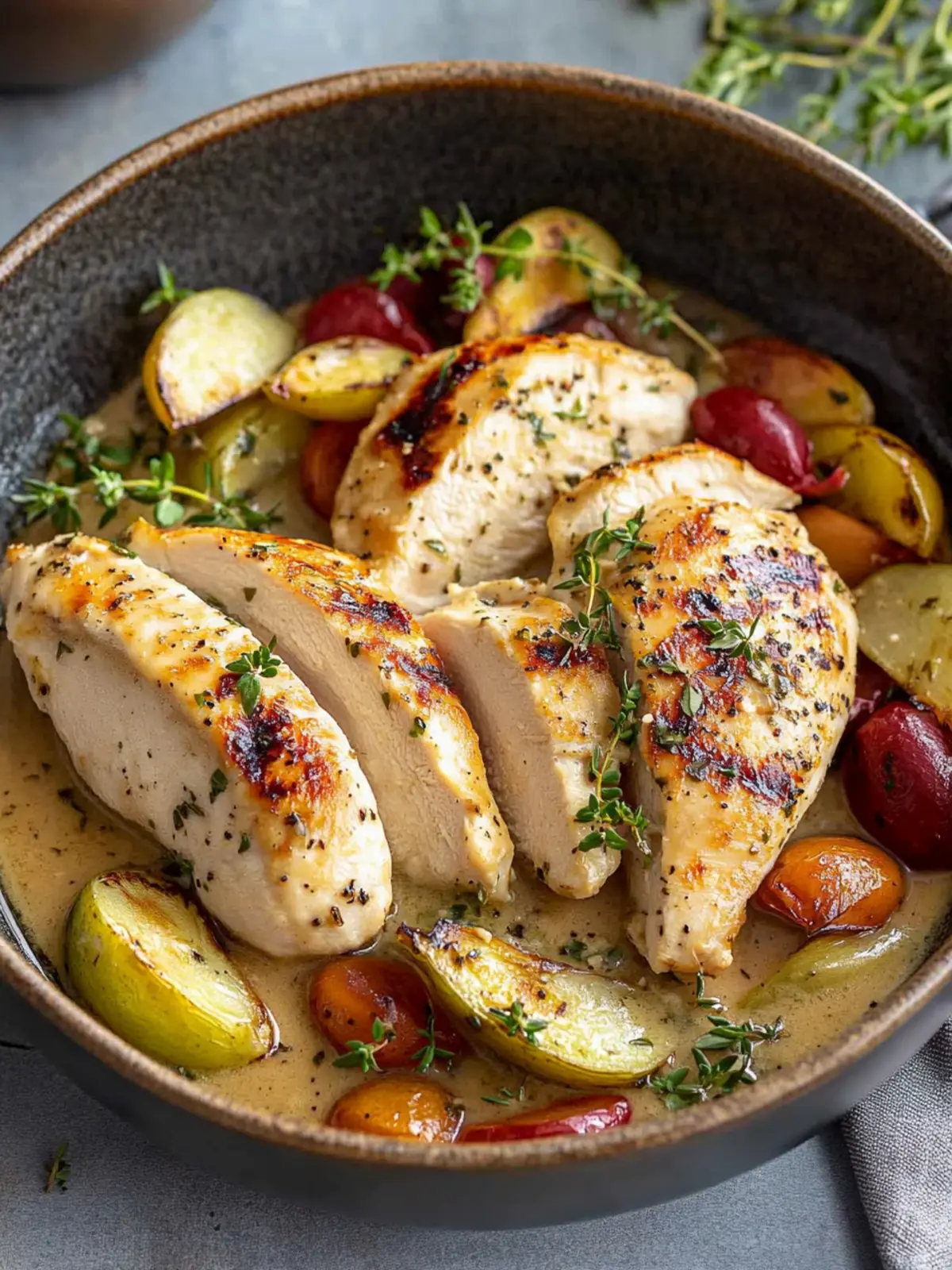 Irresistible Chicken Normandy with Creamy Apple Brandy Sauce 5 chicken normandy