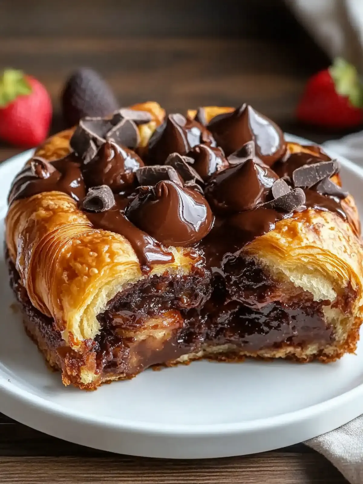 Decadent Chocolate Croissant Breakfast Bake for Easy Mornings 4 Decadent Chocolate Croissant Breakfast Bake