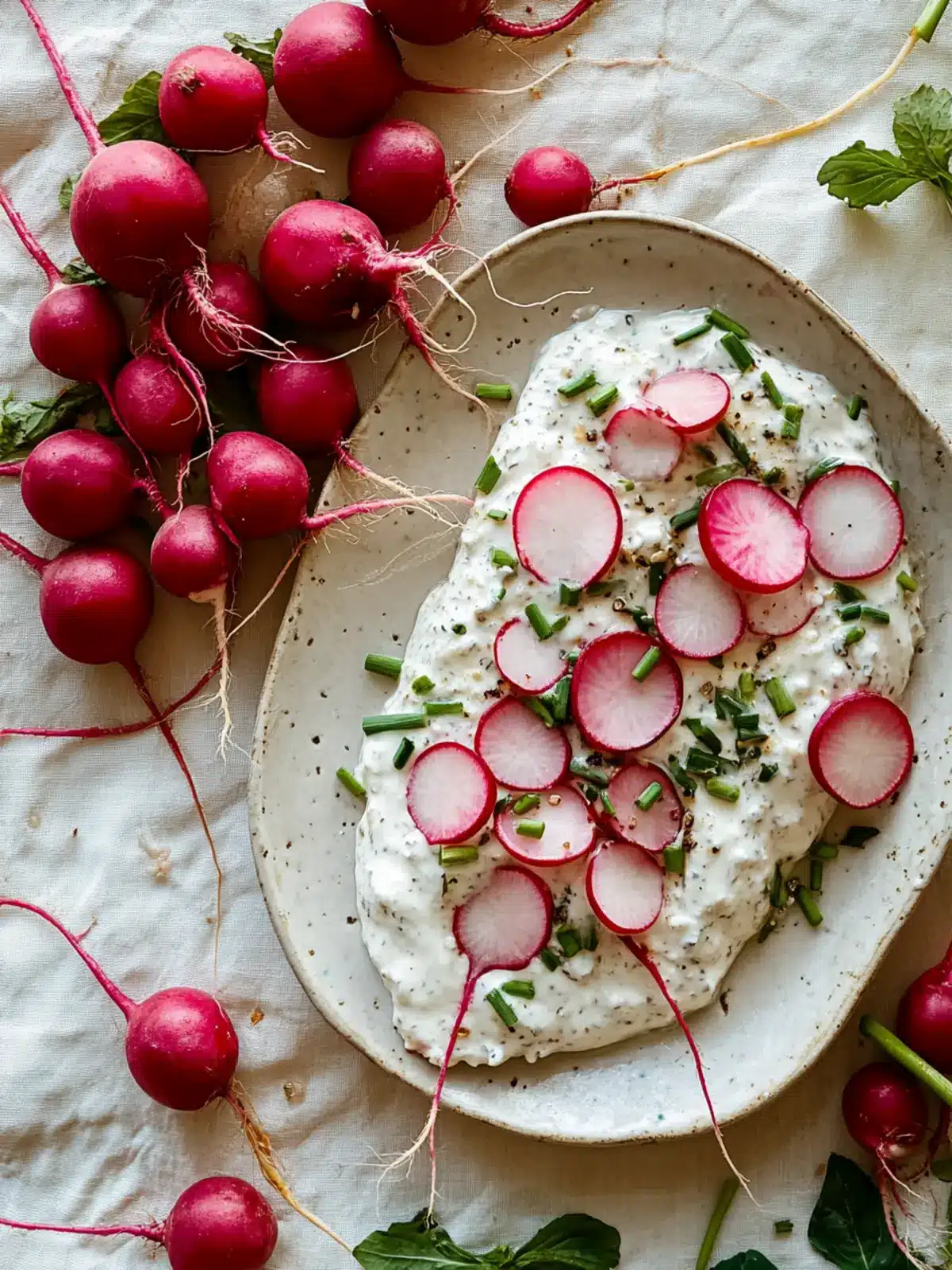 Roasted Radishes with Garlic Chive Yogurt for a Wholesome Bite 3 Roasted Radishes with Garlic Chive Yogurt