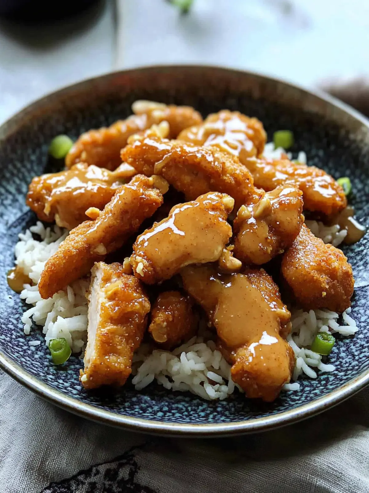 Crispy Chinese Peanut Butter Chicken Buffet Style Made Easy 2 Chinese Peanut Butter Chicken (Buffet Style)