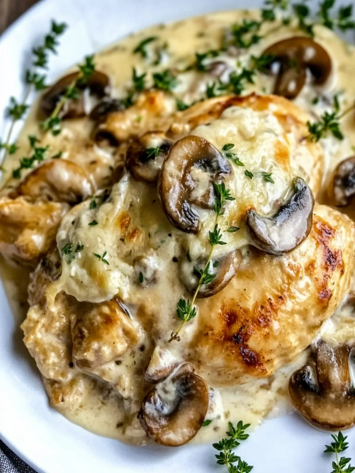 Mushroom Asiago Chicken: Gourmet Goodness in 30 Minutes 3 Mushroom Asiago Chicken