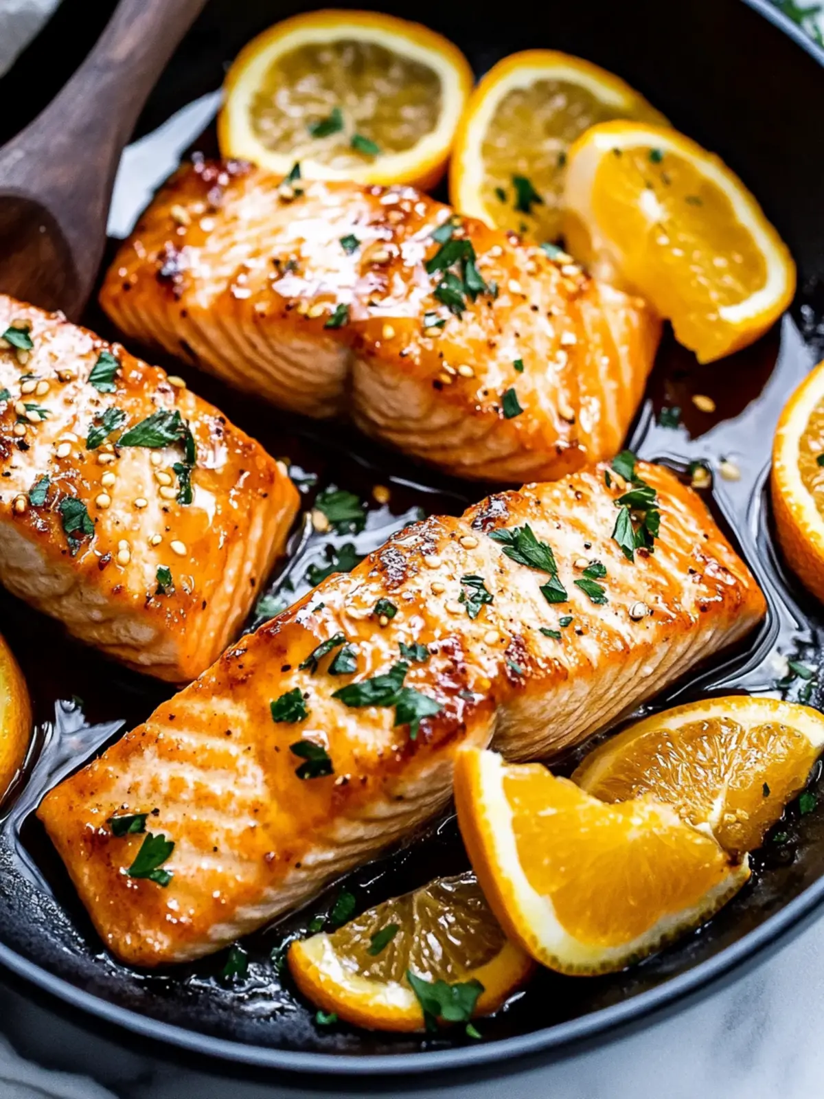 Simple Orange Glazed Salmon for Quick Weeknight Dinners 2 Orange Glazed Salmon