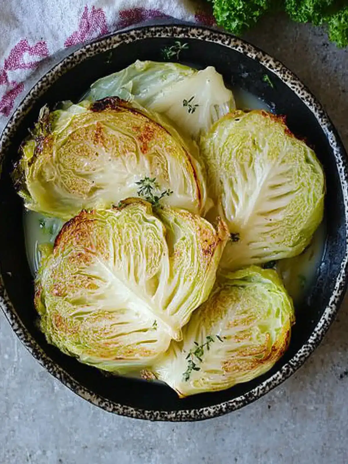 Savory Braised Cabbage with Horseradish Cream Delight 4 Braised Cabbage with Horseradish Cream