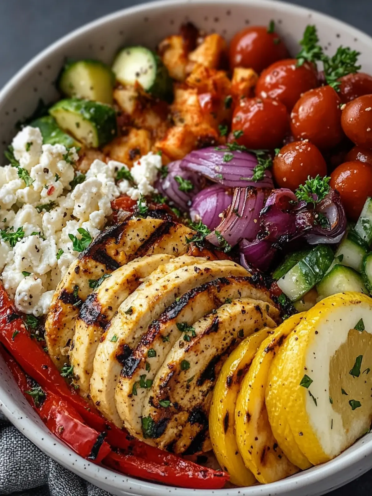 Healthy Grilled Mediterranean Bowl for Vibrant Meal Prep Fun 3 Healthy Grilled Mediterranean Bowl