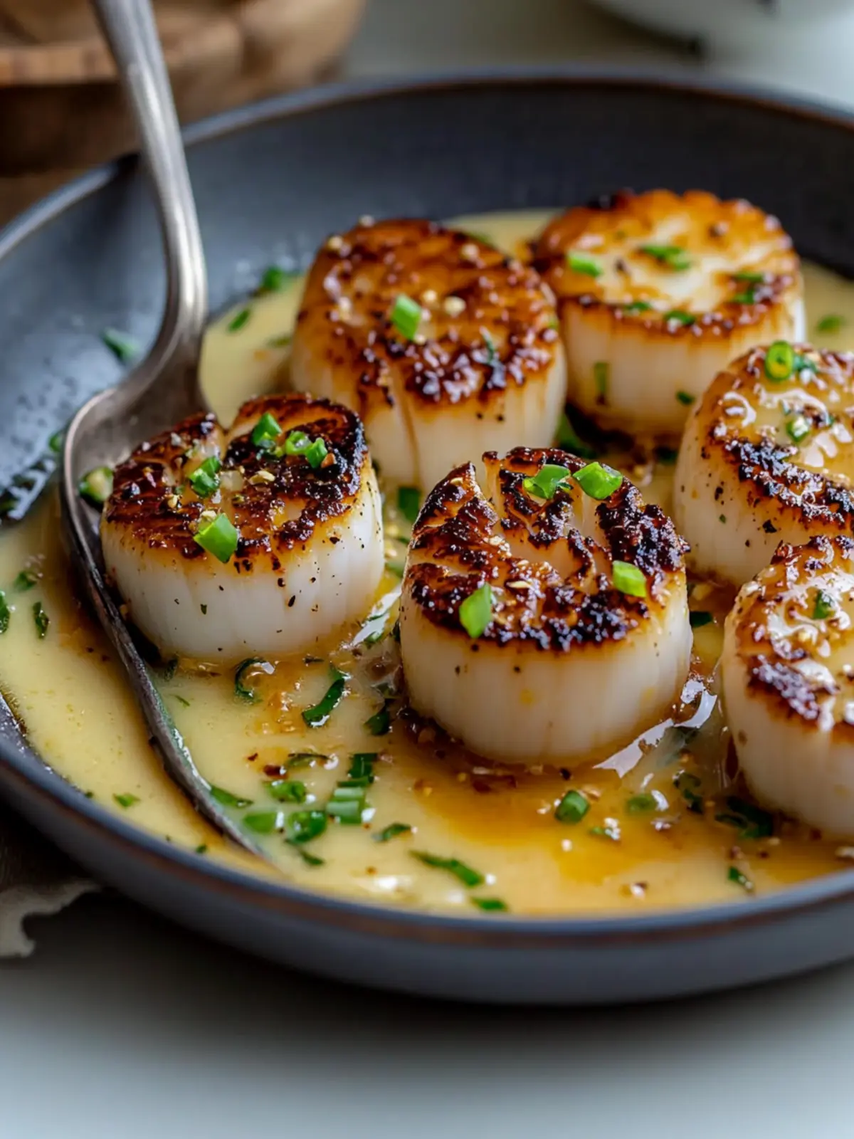 Savory Dirty Beurre Blanc Scallops with Ginger Bliss 4 Dirty Beurre Blanc Scallops