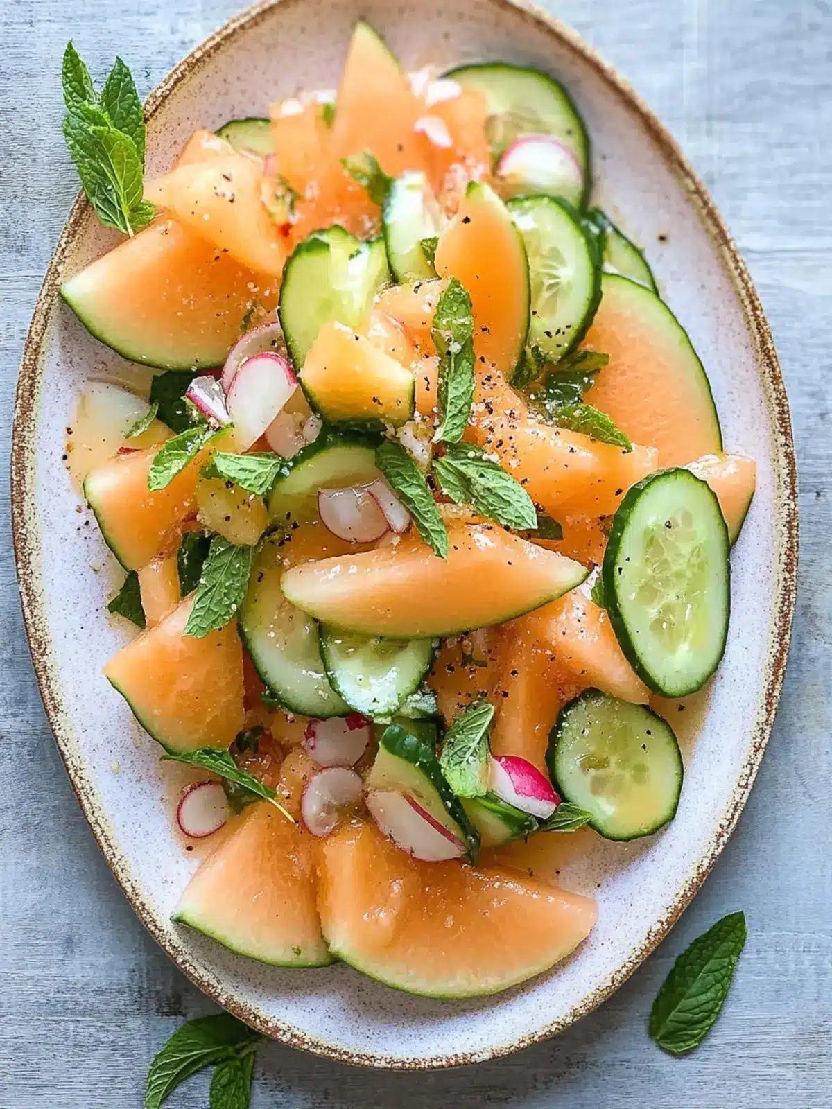 Melon and Cucumber Mint Salad for Ultimate Summer Refreshment 5 Melon and Cucumber Mint Salad