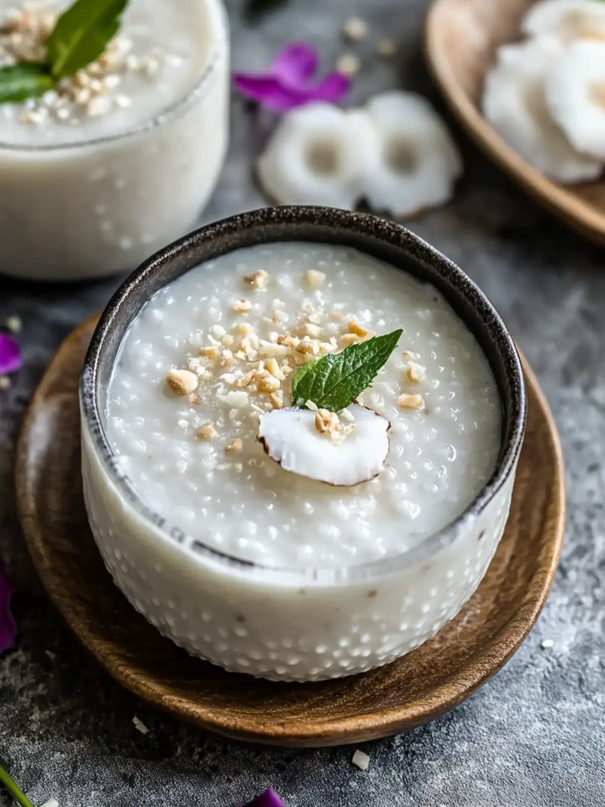 Refreshing Thai Coconut Sago Pudding for a Vegan Delight 4 Thai Coconut Sago Pudding