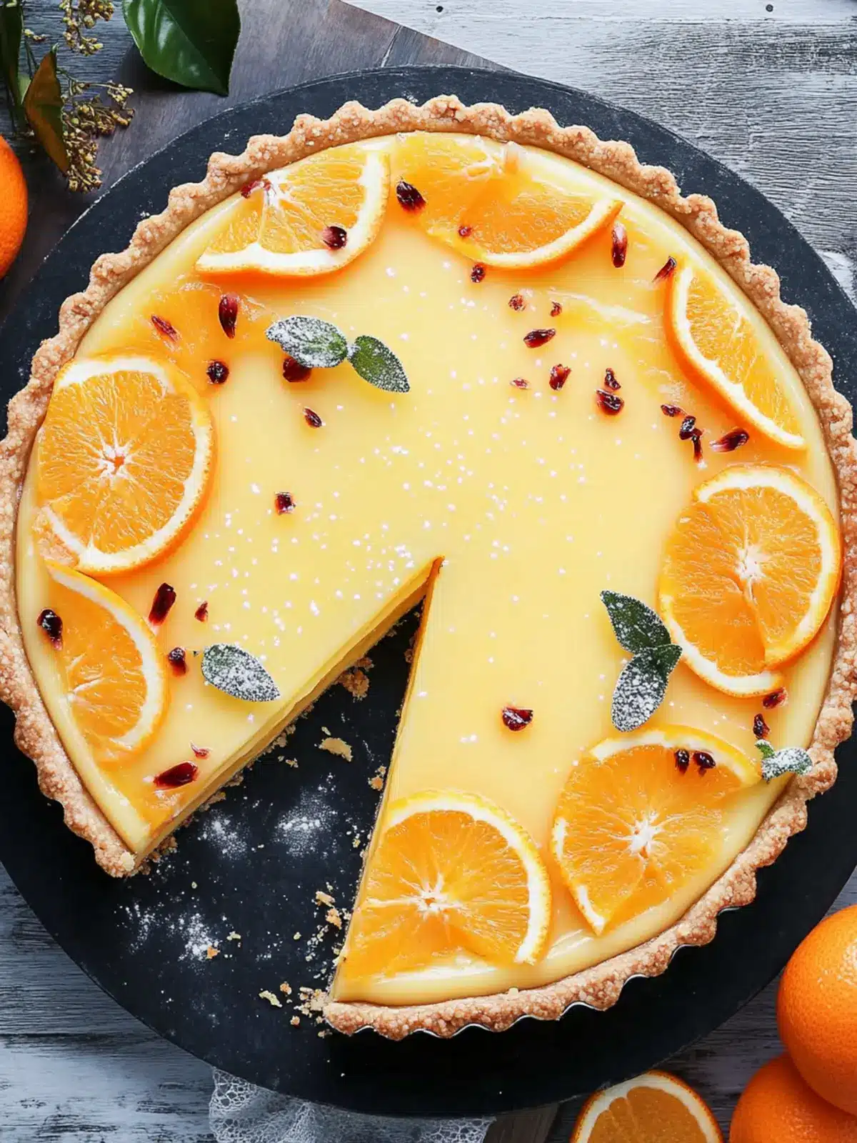 Irresistible French Orange Tart for Cozy Winter Gatherings 2 French Orange Tart