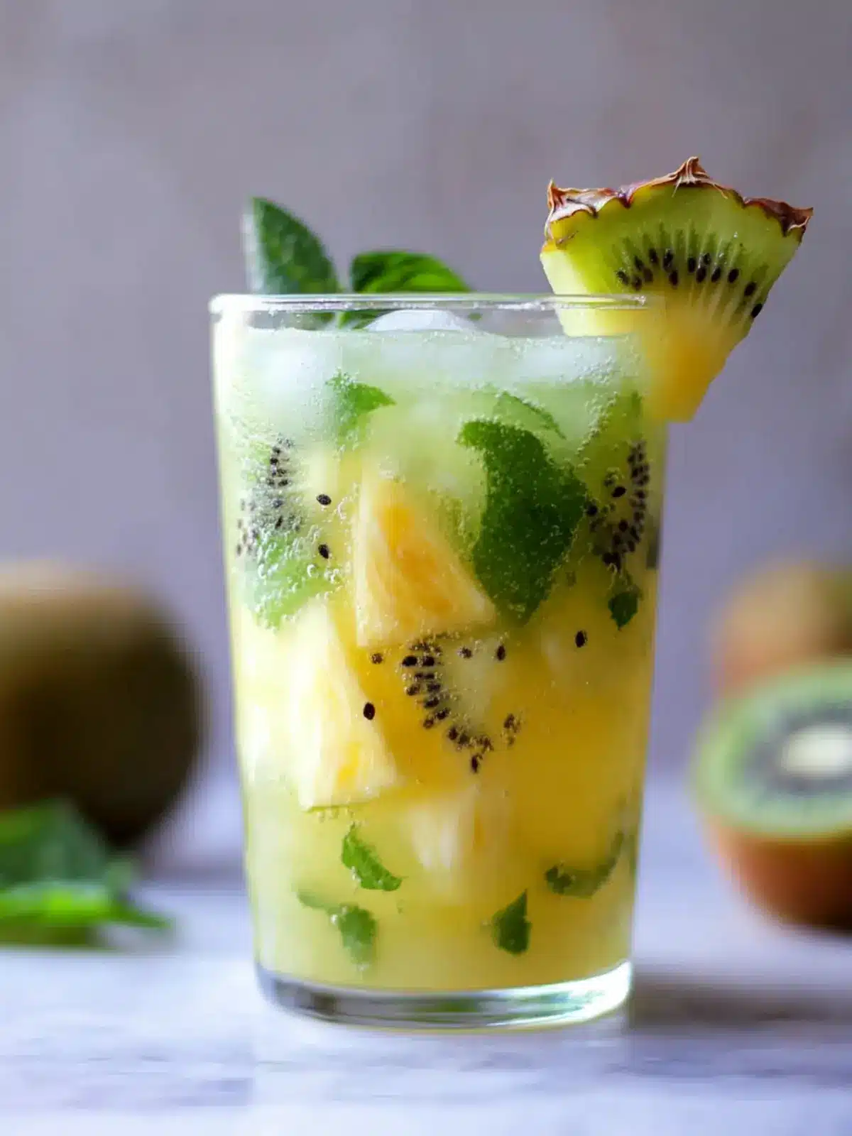 Pineapple Kiwi Mojito: Your Ultimate Guilt-Free Refreshment 3 Pineapple Kiwi Mojito