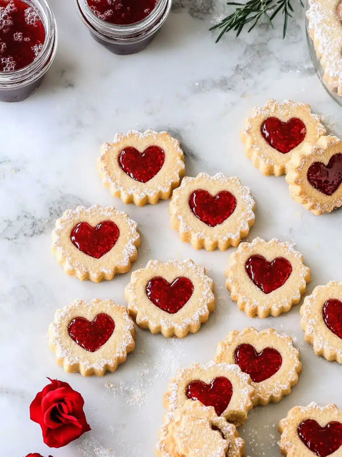 Delicious No-Chill Linzer Cookies with Jam and Almond Flour 3 Linzer Cookies