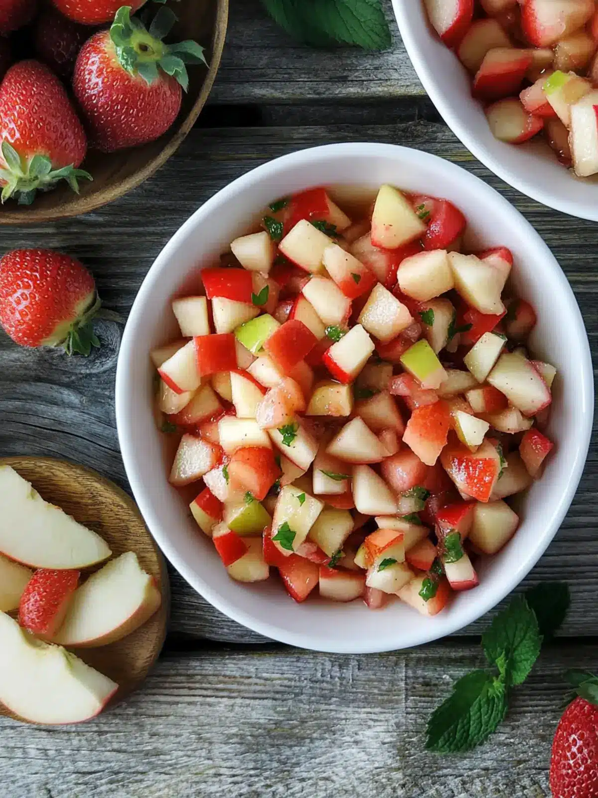 Fresh Apple Salsa with Strawberries: Your No-Cook Summer Delight 5 Fresh Apple Salsa with Strawberries