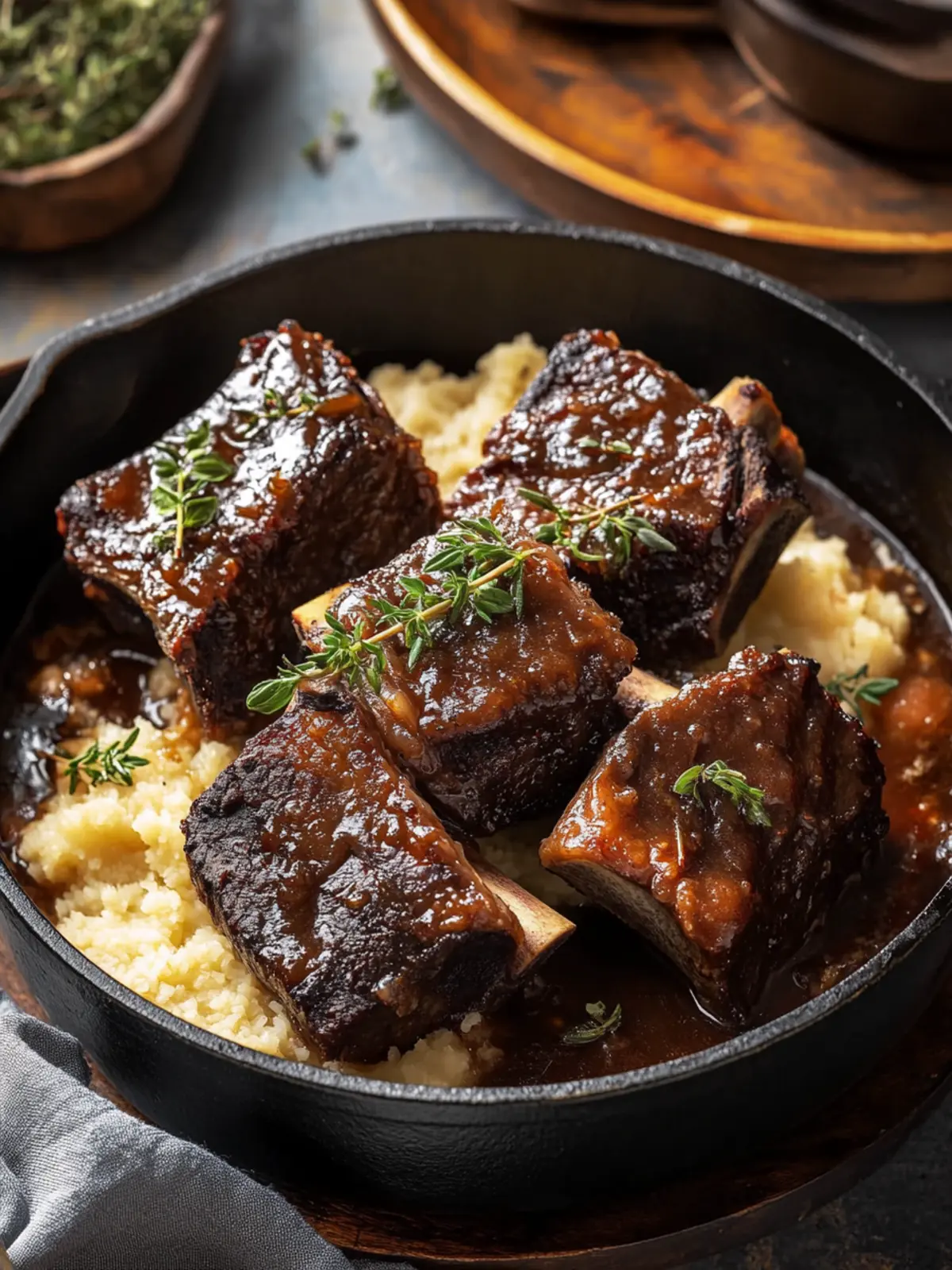 Flavorful Beef Short Ribs in Dutch Oven for Cozy Evenings 3 Flavorful Beef Short Ribs in Dutch Oven