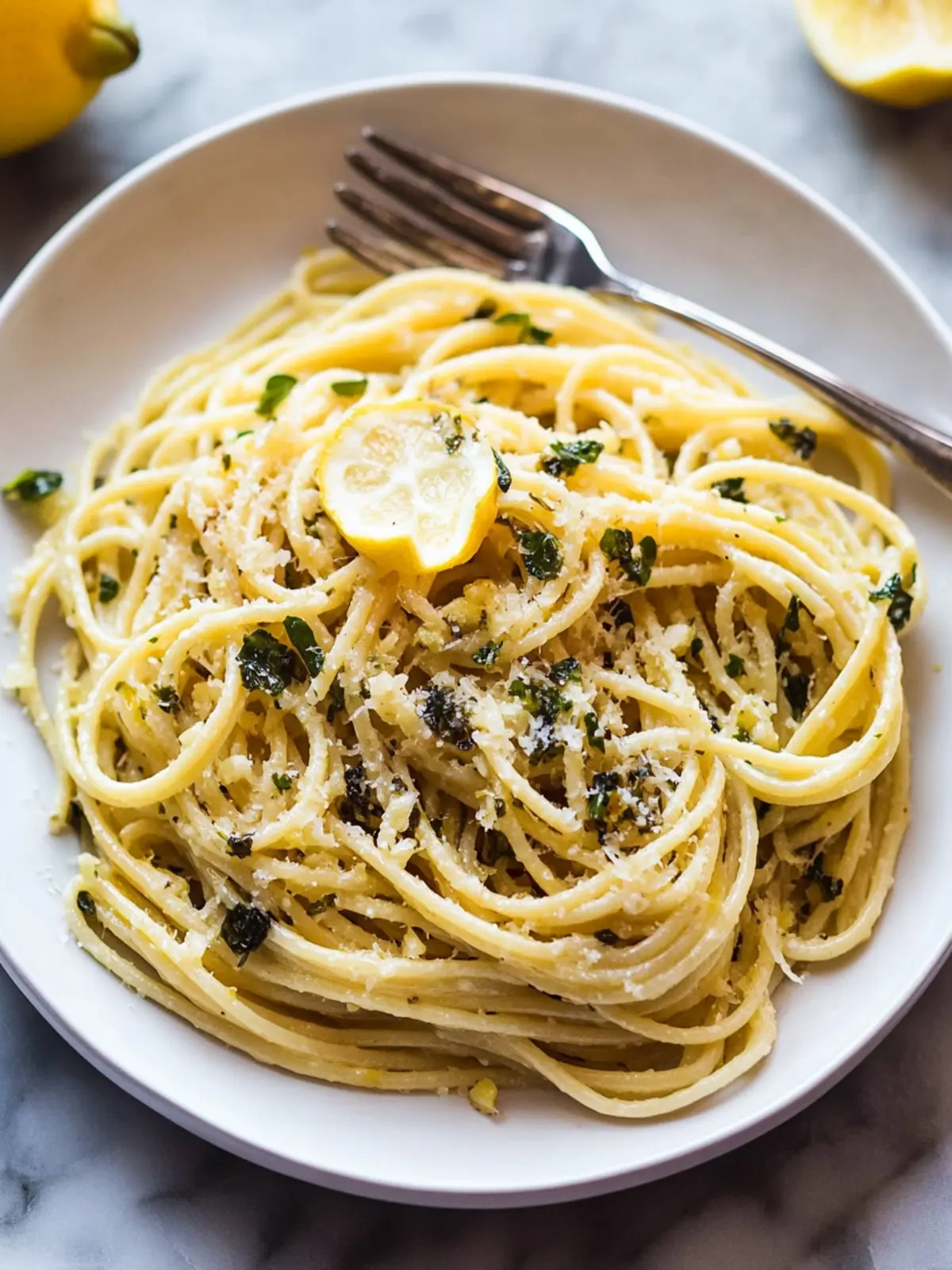 Easy 20 Minute Lemon Garlic Pasta That Will Brighten Your Day 2 Easy 20 Minute Lemon Garlic Pasta