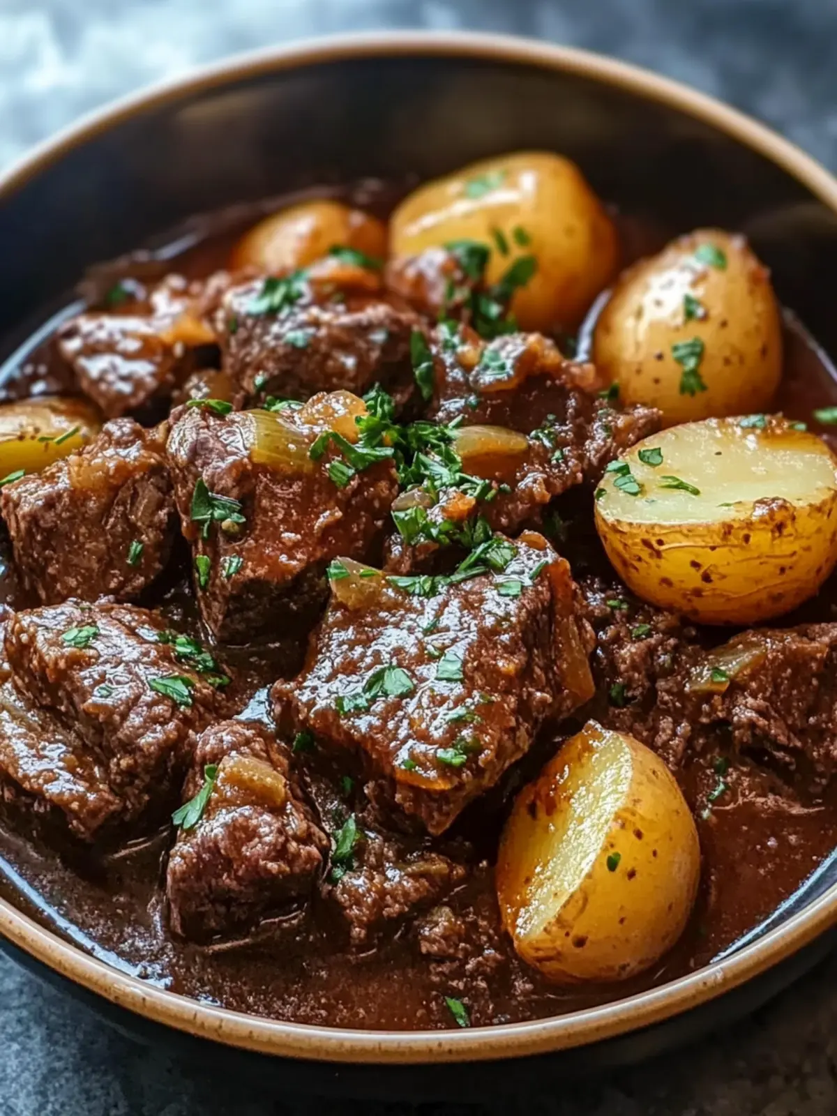 Slow Cooker Garlic Butter Beef with Potatoes for Cozy Nights 4 Slow Cooker Garlic Butter Beef with Potatoes