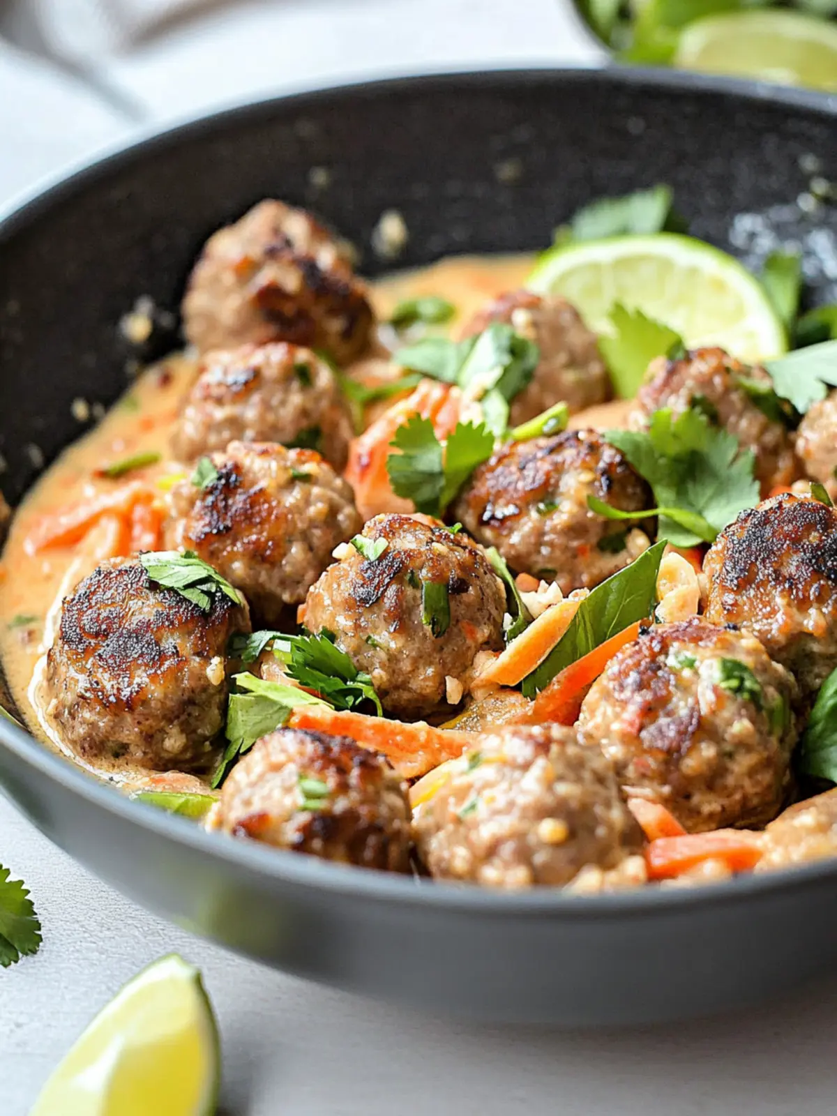 Keto Thai Meatballs in Creamy Curry Sauce You’ll Love 4 Keto Thai Meatballs