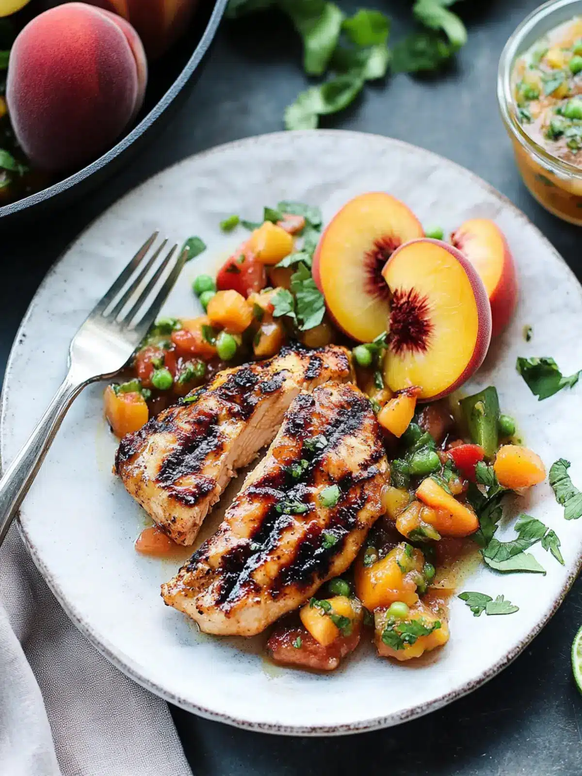 Grill Up Flavorful Peach Salsa Chicken That'll Wow You 2 Peach Salsa Chicken