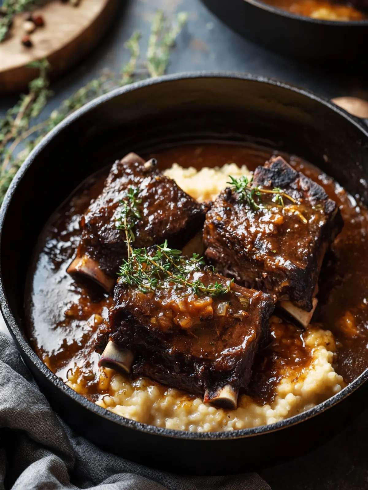 Flavorful Beef Short Ribs in Dutch Oven for Cozy Evenings 4 Flavorful Beef Short Ribs in Dutch Oven