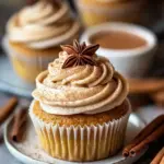 Irresistible Vanilla Chai Pumpkin Latte Cupcakes Delight 43 Vanilla Chai Pumpkin Latte Cupcakes with Cinnamon Brown Sugar Frosting.