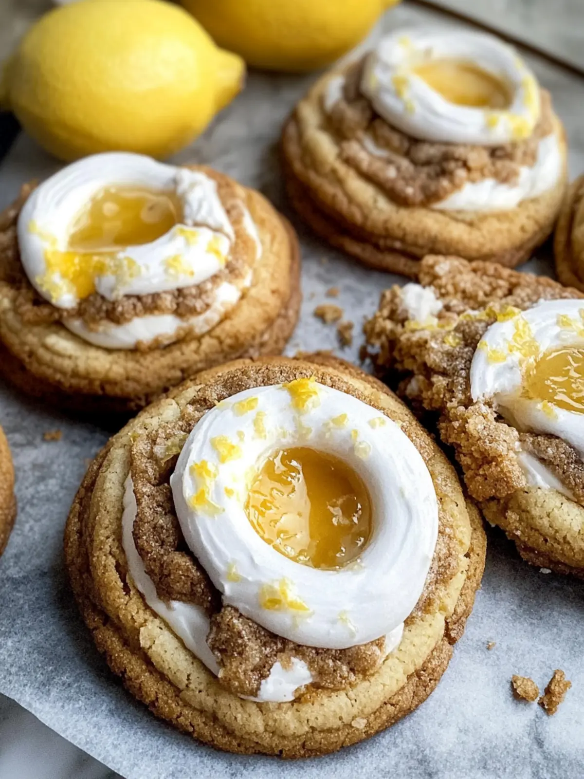 Lemon S'mores Cookies: Zesty Twist to Your Sweet Cravings 4 Lemon S'mores Cookies