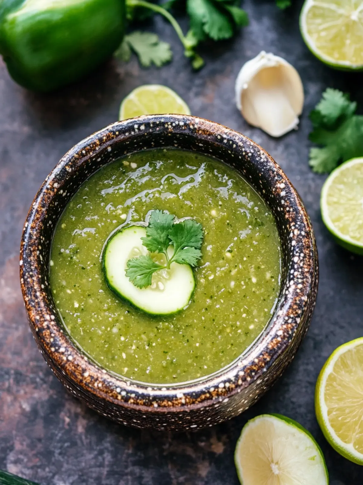 Zesty Green Enchilada Sauce with Roasted Tomatillos Bliss 3 Green Enchilada Sauce